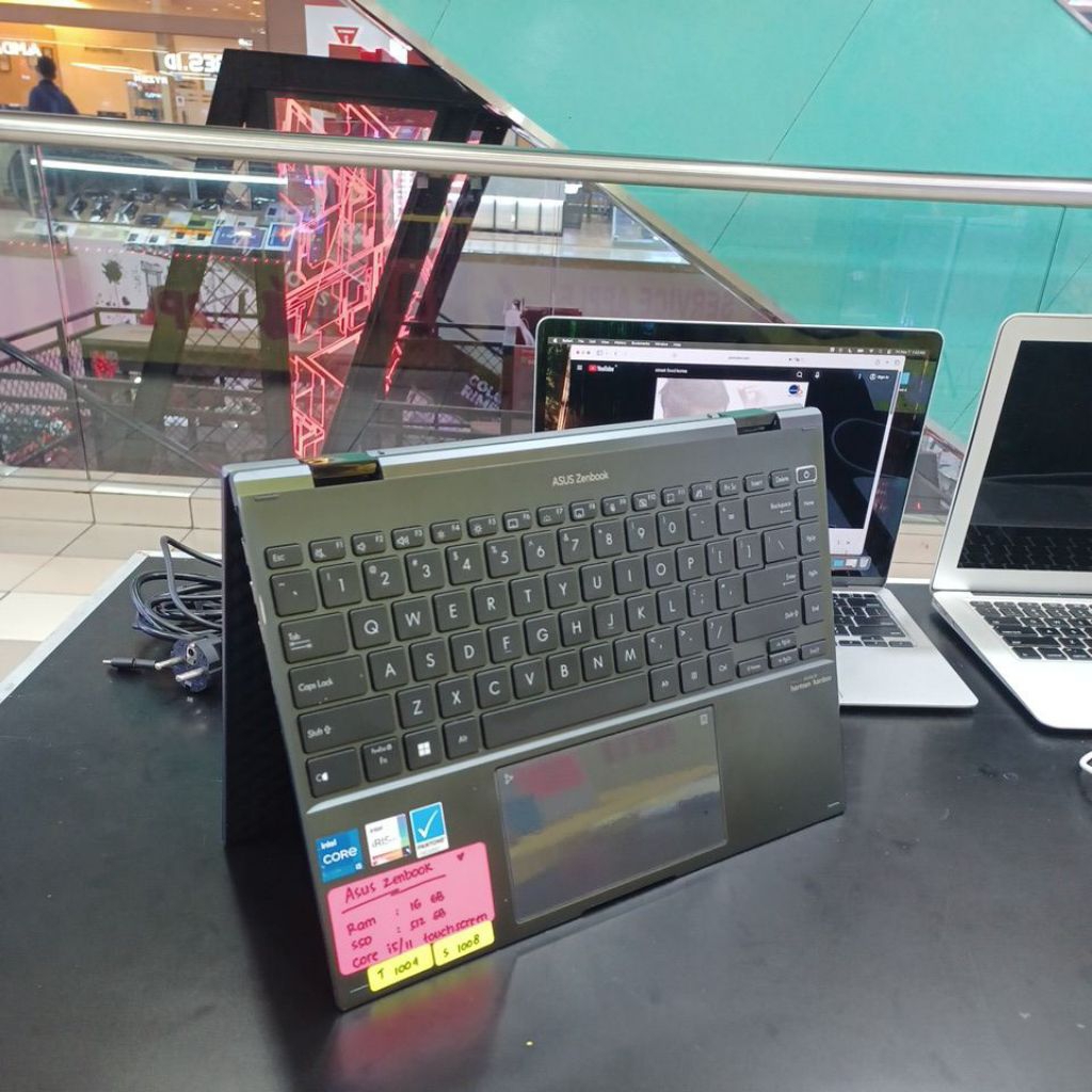 laptop asus zenbook flip 360 UP5401E core i5 1135G7 ram 16gb ssd 512gb touchscreen flip 360 1008