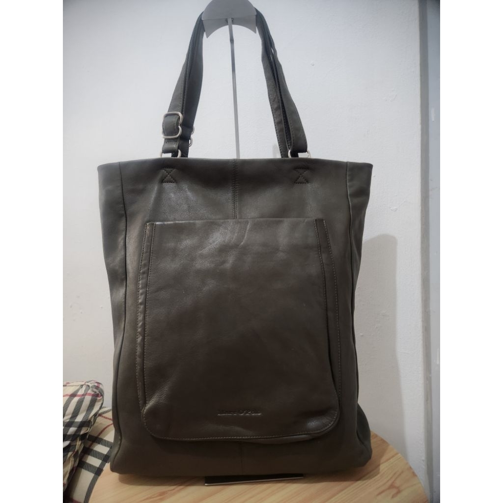 Tas unisex (pria wanita) kulit asli Brand Marc O'Polo