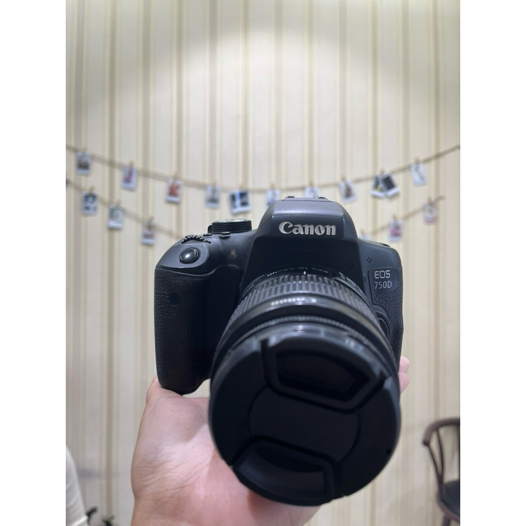KAMERA CANON EOS 750D SECOND MURAH-GARANSI 2 BULAN