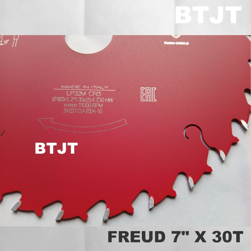 FREUD PISAU GERGAJI CIRCULAR SAW BLADE 7" X 30T  30 T GIGI FREUD ITALY