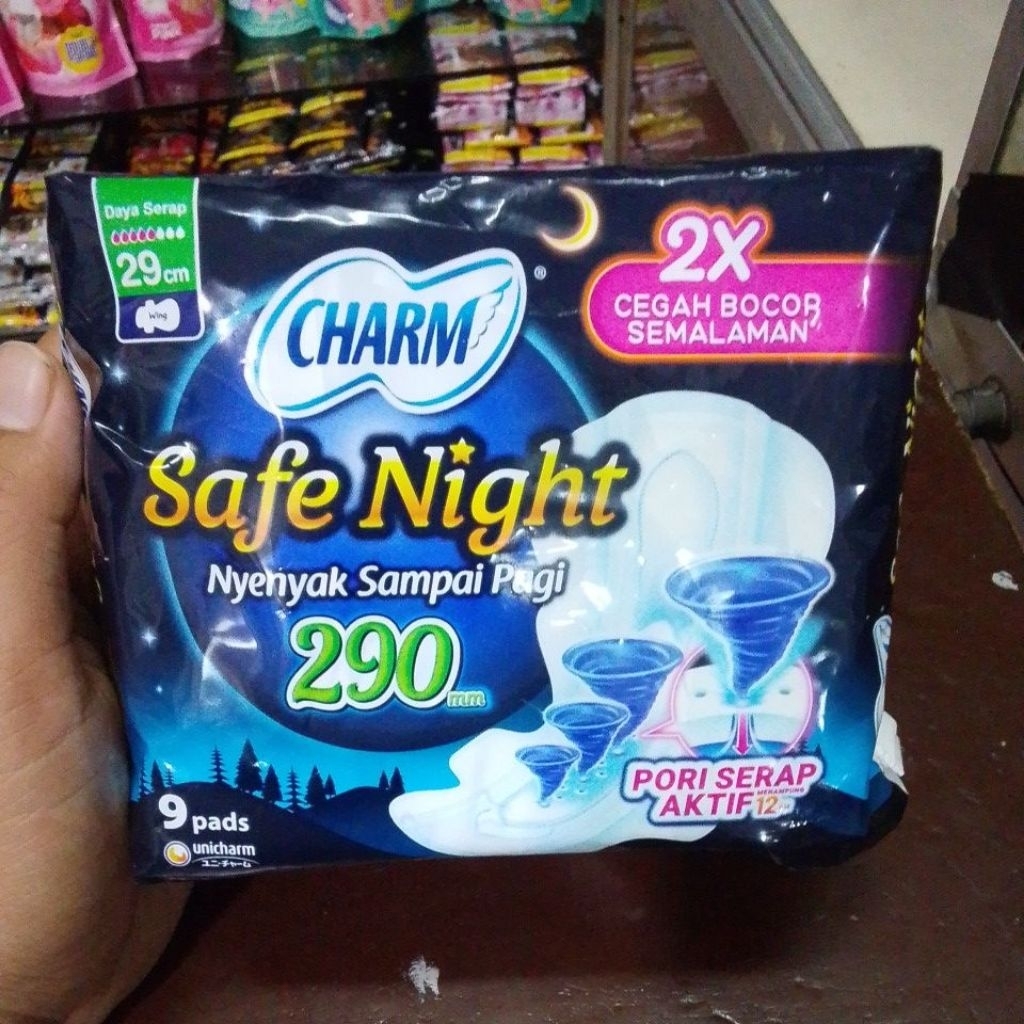 charm 290cm pembalut 1dus 48pc