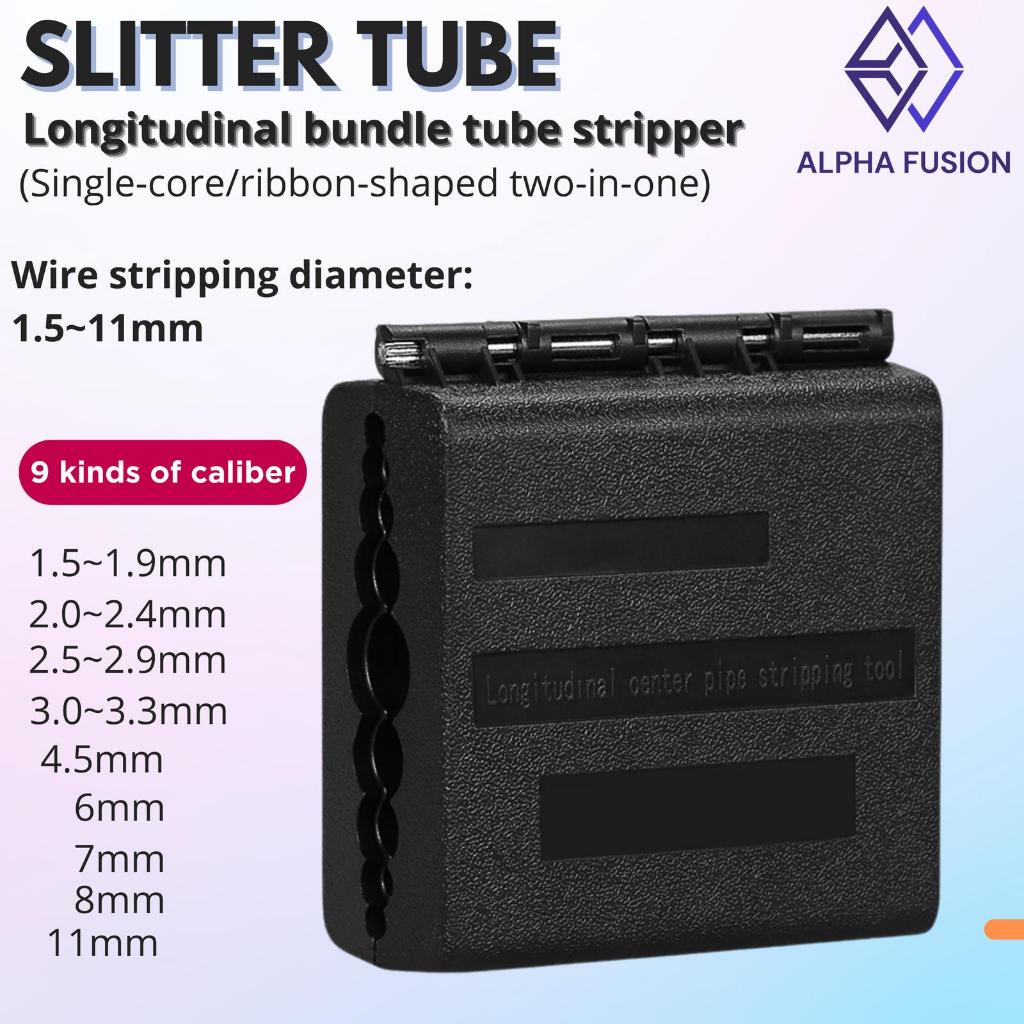 Fiber Optic Stripper Slitter Tube 1.5-11mm Pengupas Kabel Fiber Optic Kabel Listrik dan Fiber Optic 