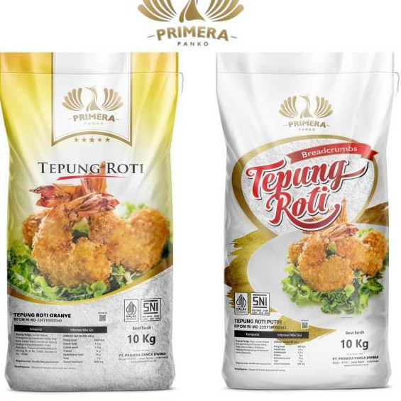 Tepung Panir Panko Primera Putih/Primera Mix Tepung Roti Primera