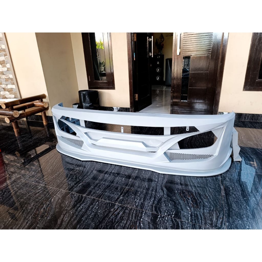 Bemper patriot truk canter kosongan tanpa lampu