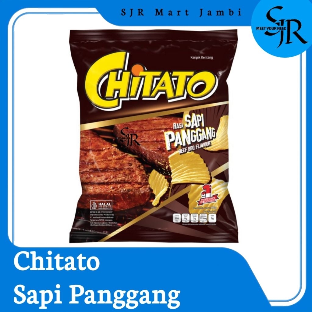 [Snack] Chitato Sapi Panggang BBQ 19,5gr/35gr/68gr