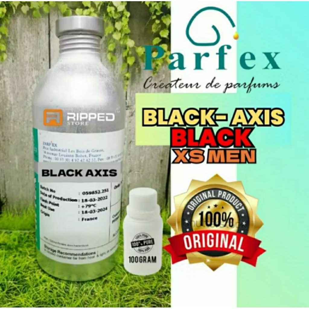 100ml Bibit Parfum Murni Black xs Man Original Parfex