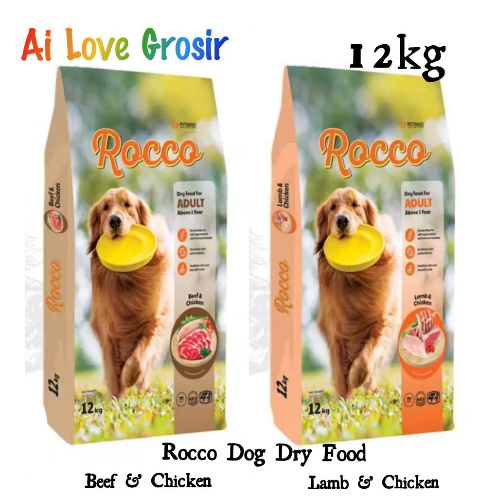 Makanan Anjing ROCCO DOG FOOD 12KG
