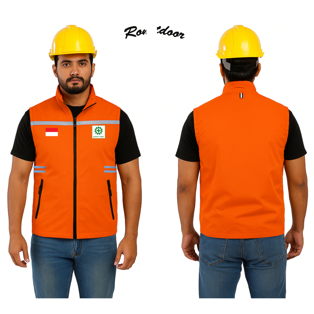 Promo - Rompi Proyek Safety / Rompi Safety Proyek Lapangan / Rompi Safety Tactical / Rompi Kerja Lap