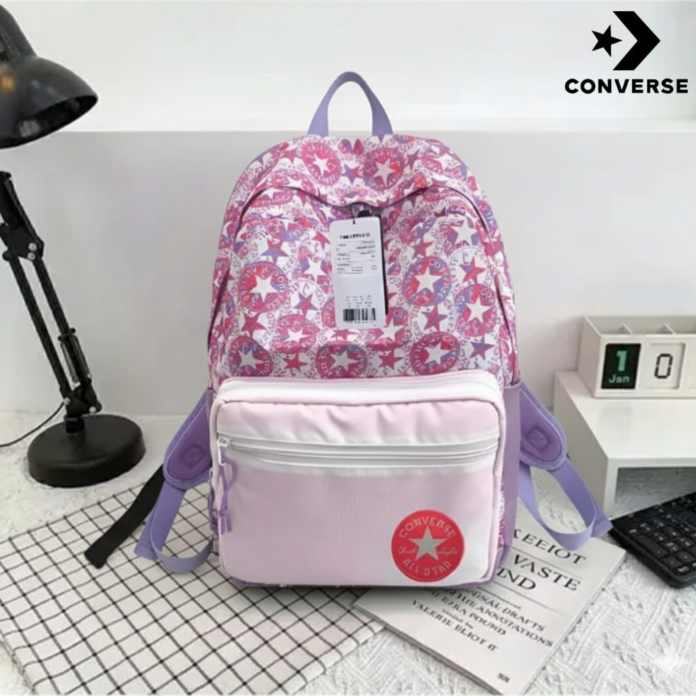 (100% ORI) TAS CONVERSE ALL STAR PINK BAGPACK - TAS RANSEL CONVERSE - BACKPACK CONVERSE - TAS SEKOLA