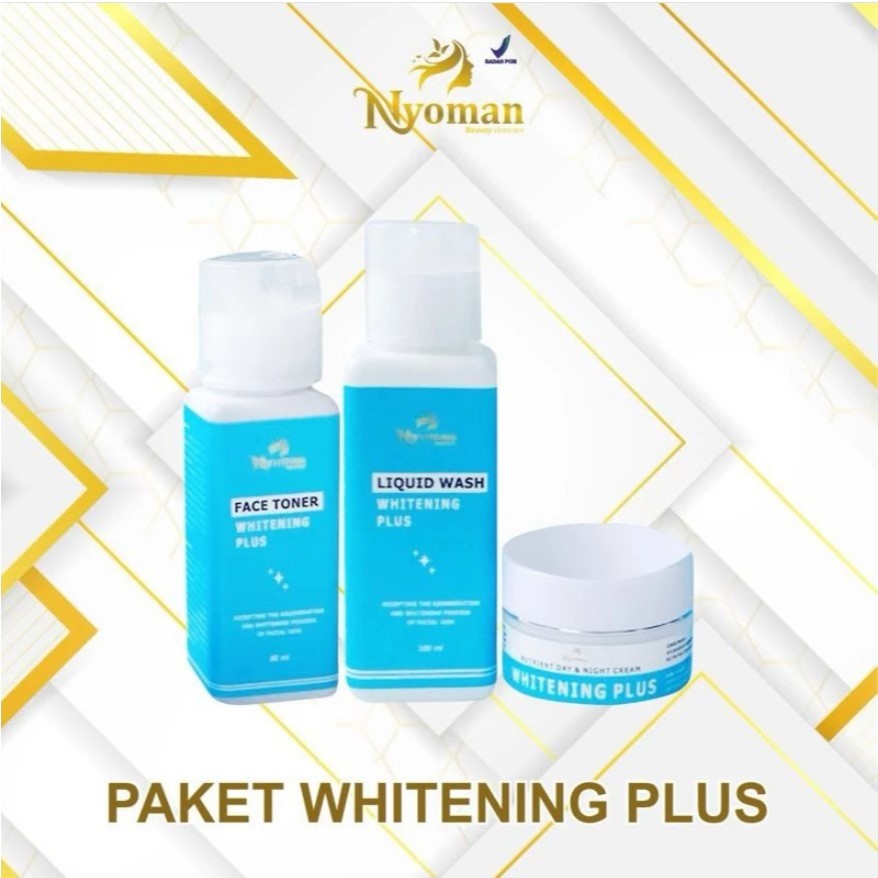 WHITENING PLUS Nyoman Beauty skincare / Whiteplus / super whitening / nyoman biru