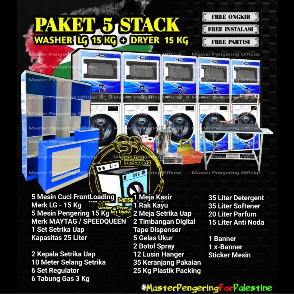 Mesin Laundry / Paket Laundry / Paket Usaha Laundry