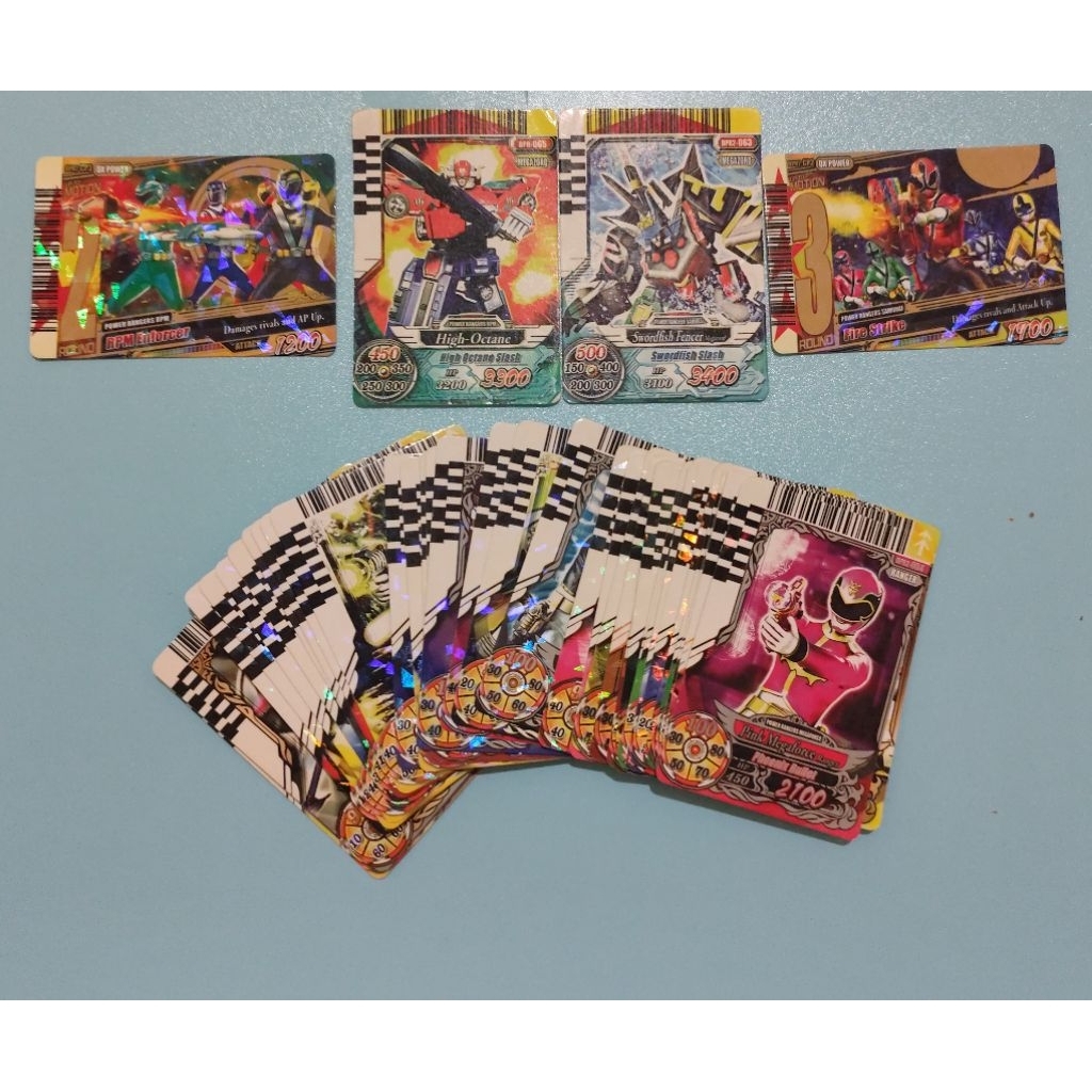 kartu power rangers card battle