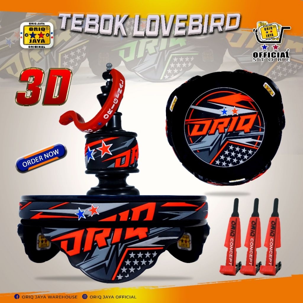 TEBOK LOVEBIRD 3D ORIQ CONCEPT