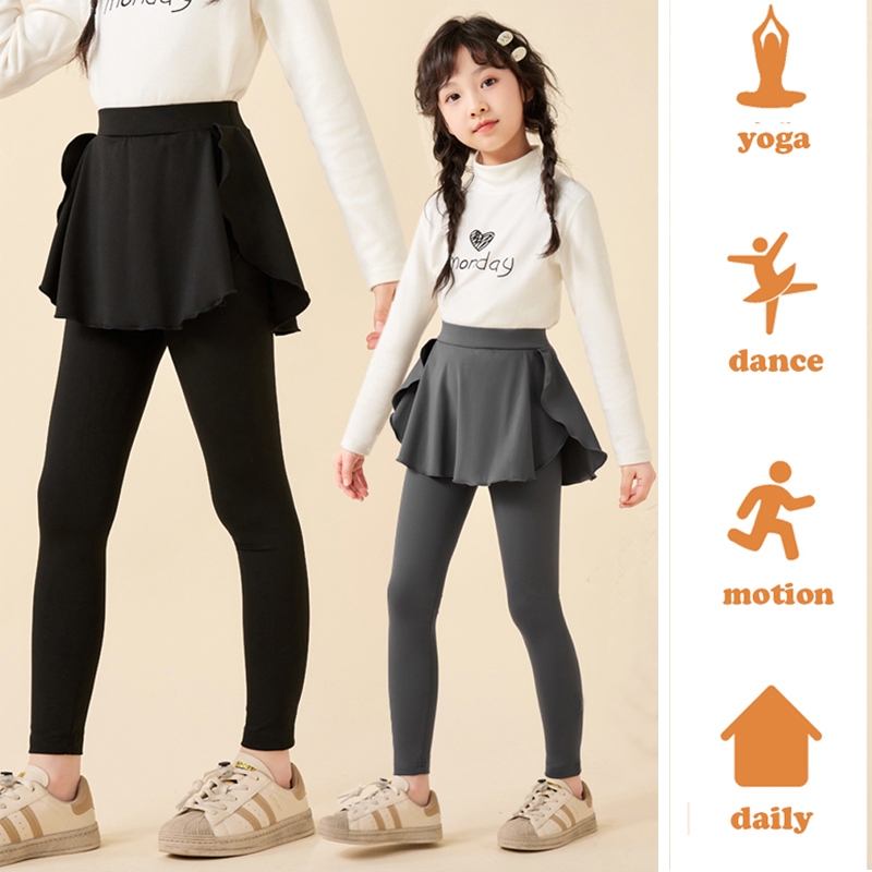 Celana Legging Rok Type 2 / Celana Legging Rok Olahraga GYM Anak Perempuan  / Celana Olahraga anak c