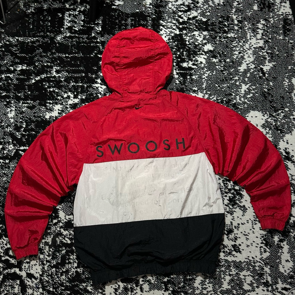 Windbreaker Nike Double Swoosh Jacket Vintage 90's