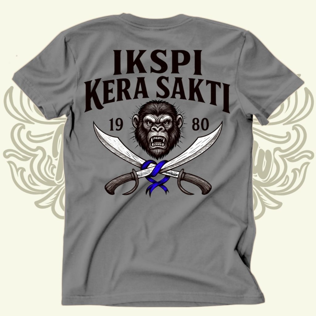 kaos ikspi kera sakti simpel, kaos fighter ikspi