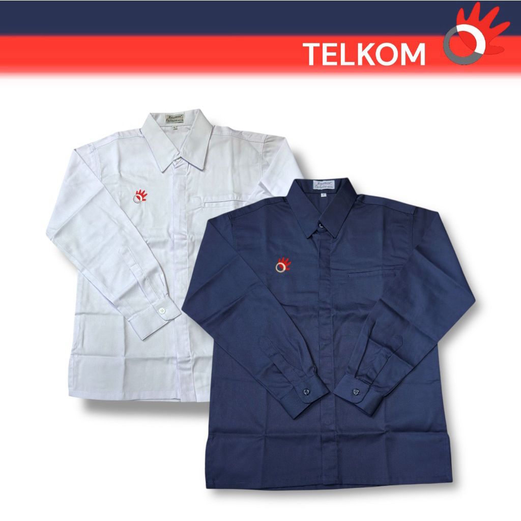 kemeja Telkom Indonesia kemeja BUMN baju dinas Telkom Indonesia baju kerja Telkom Indonesia seragam 