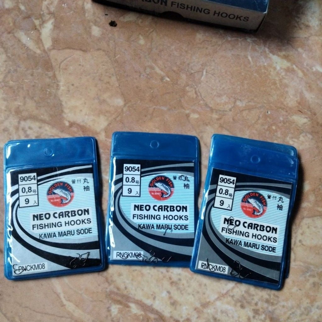 Kail pancing neo carbon golden fish 9054 no 0,8