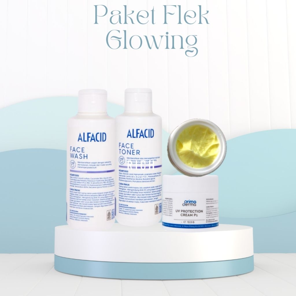 Primaderma Paket Flek Glowing / Paket Melasma / Flek hitam