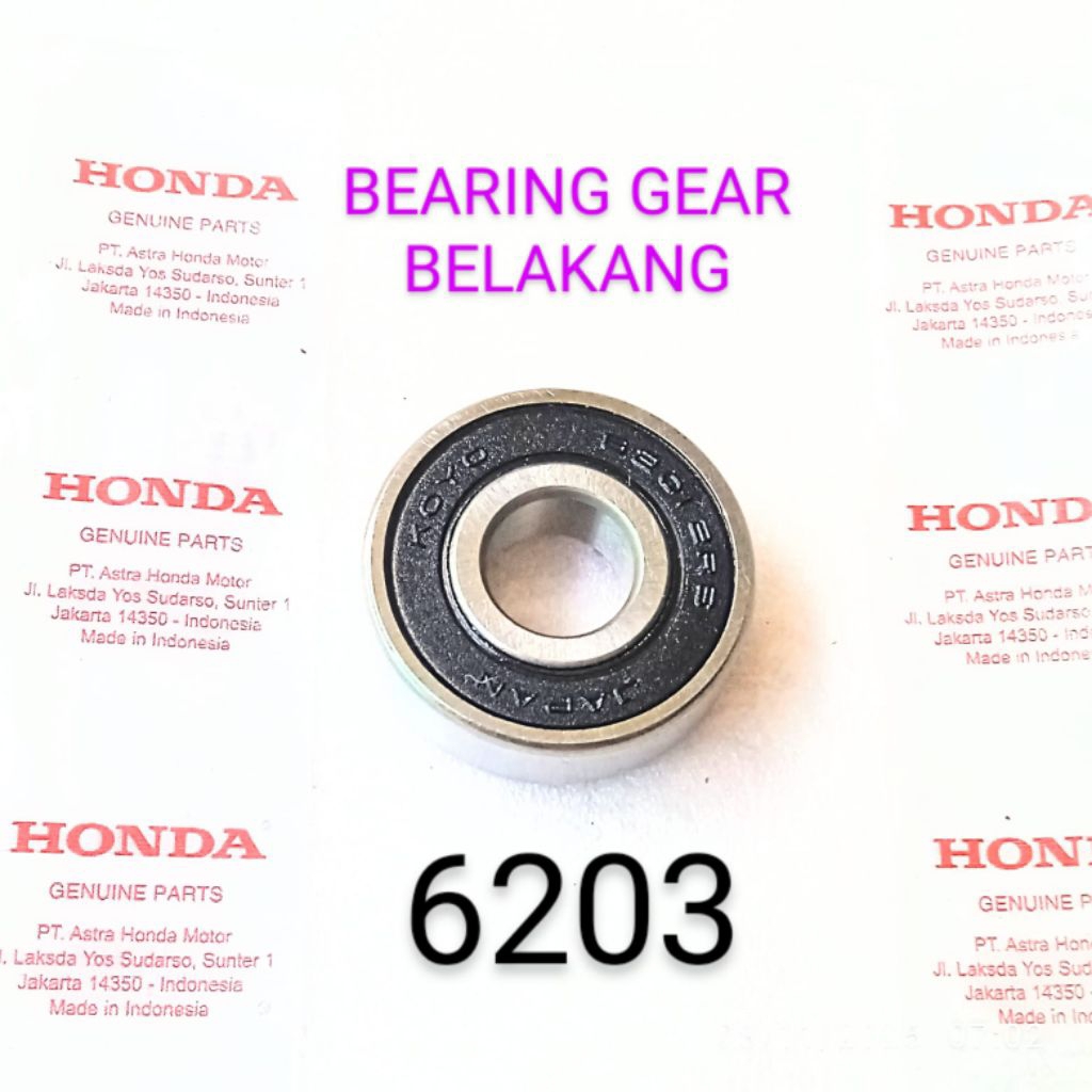 bearing klaher nap gear belakang 6203 honda 1pcs supra kharisma revo blade tiger