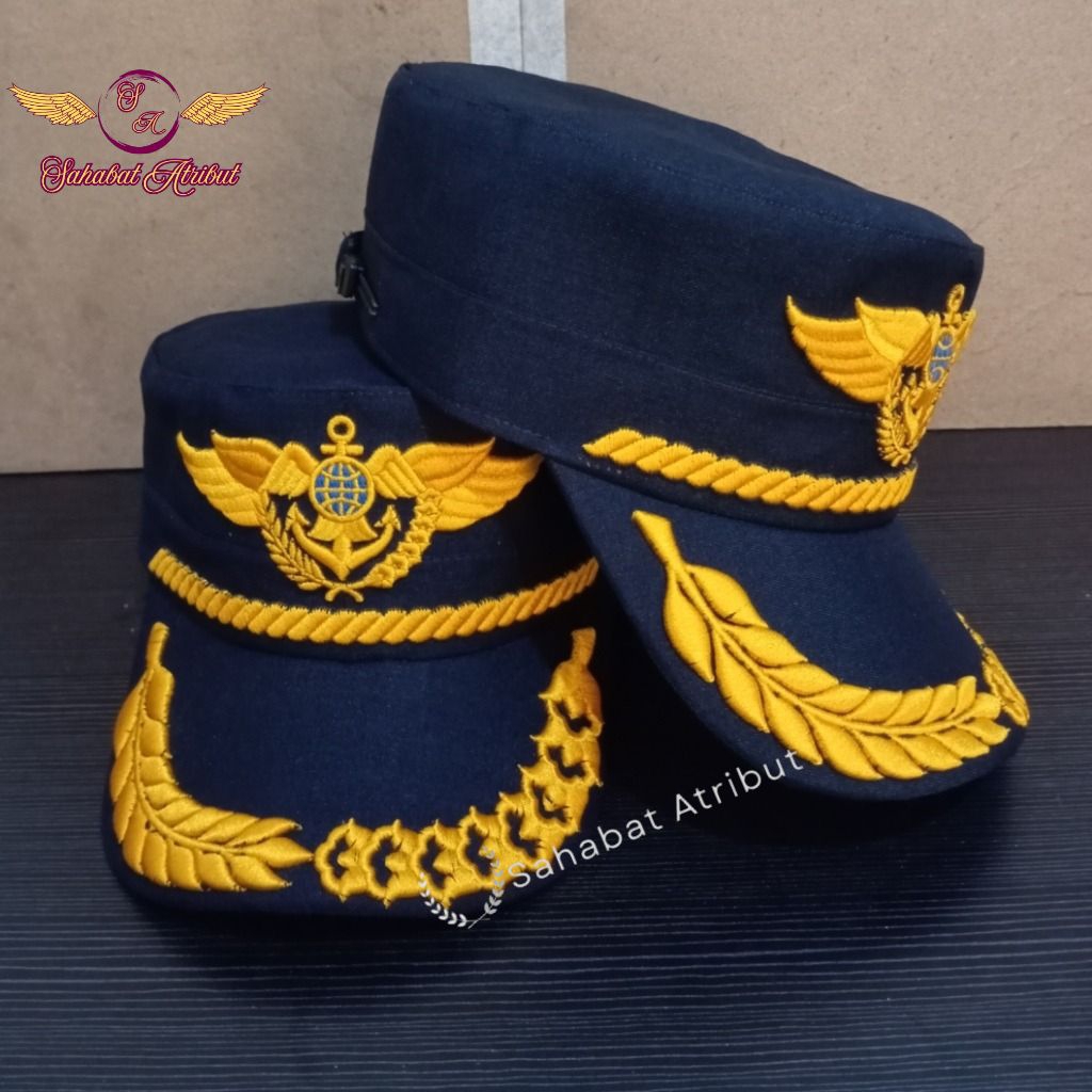 TOPI KOMANDO DISHUB 3D - 4B FREE BORDIR NAMA - TOPI DISHUB PADI KAPAS