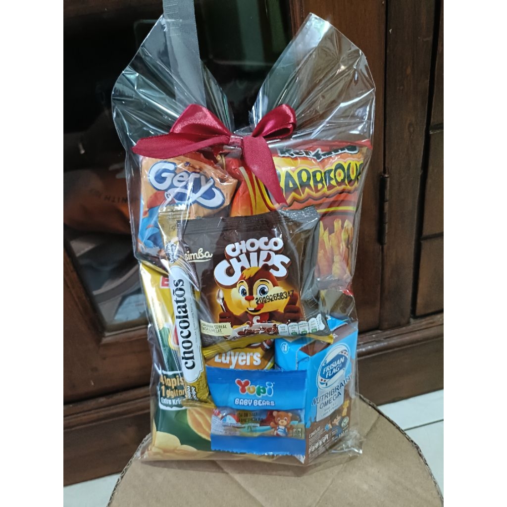 Paket jajan anak ||hempers ultah murah