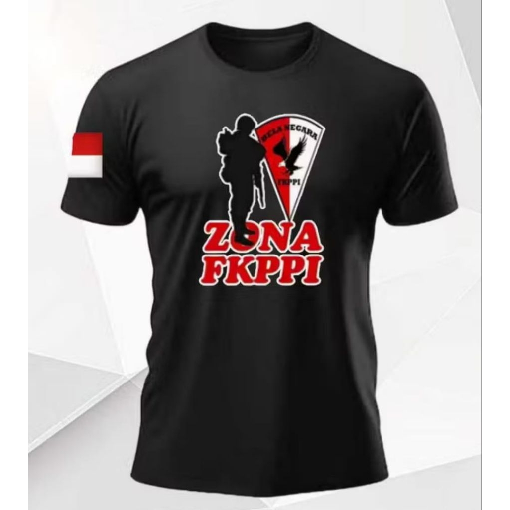 Kaos New Zona FKPPI Bela Negara Kaos Bahan Katun Lembut Nyaman Dipakai