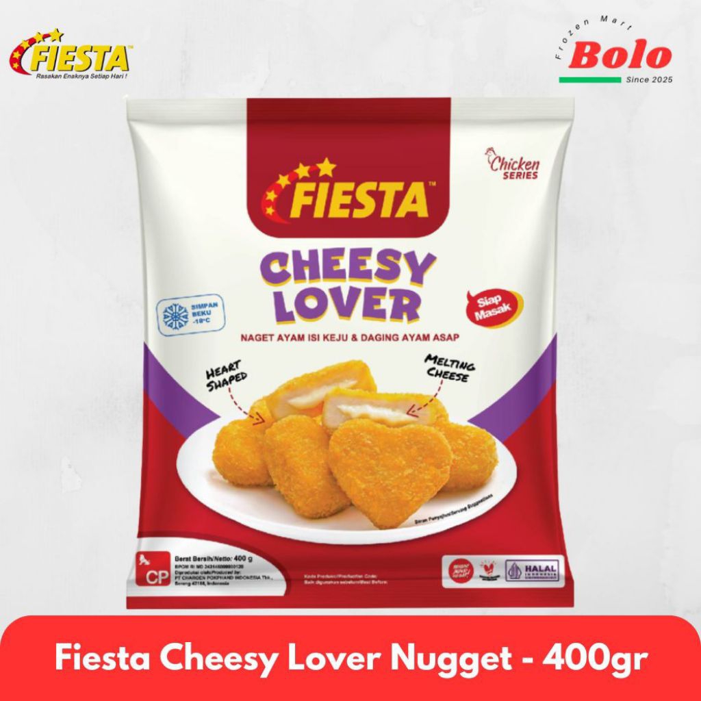 Fiesta Nugget Cheesy Lover - 400gr #NuggetKeju