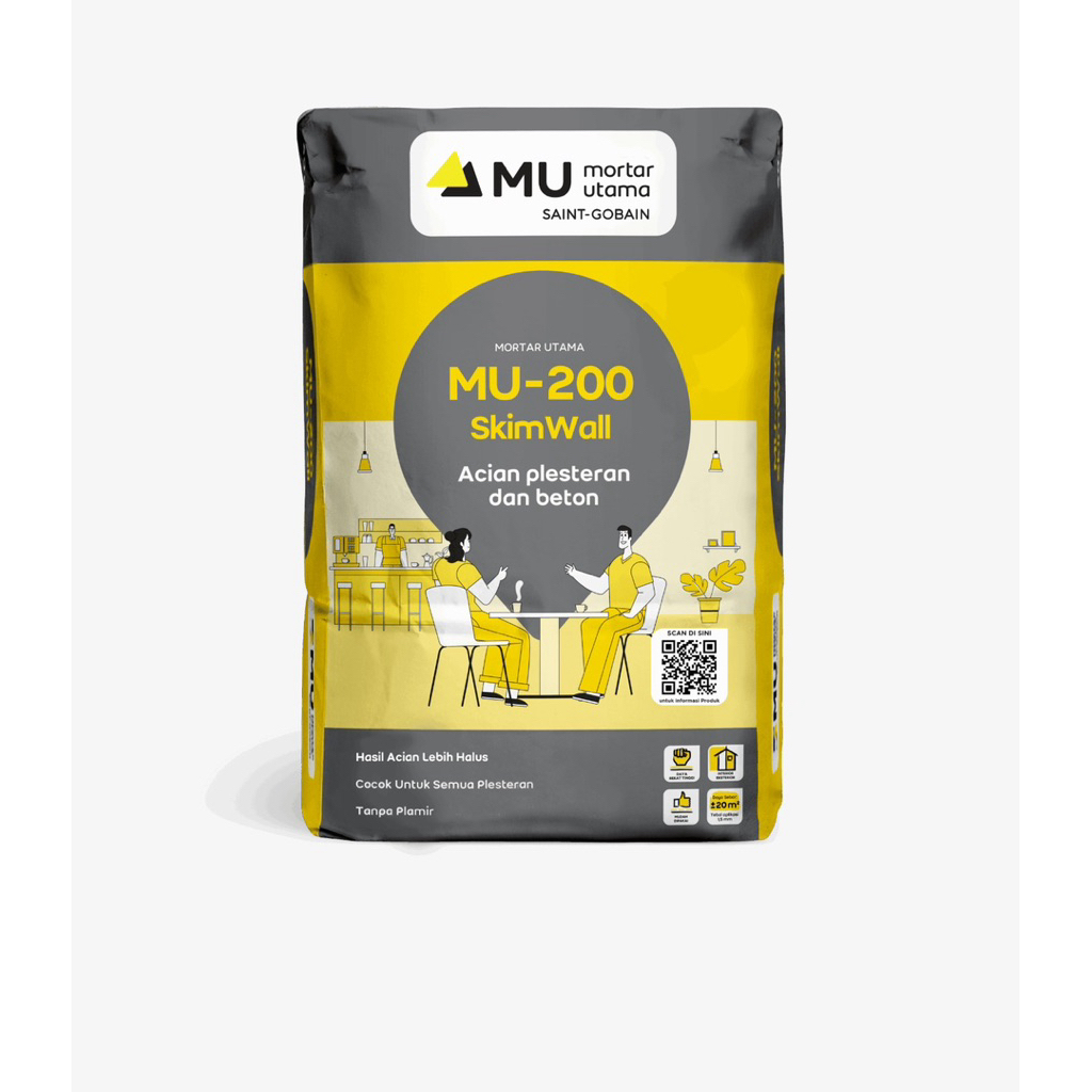 MU-200 skimwall acian plesteran dan beton