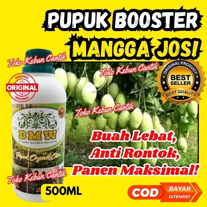 100% ORIGINAL Pupuk Mangga POC BMW 500ml Penumbuh Bunga Serempak, Perangsang Buah Lebat, Besar & Man