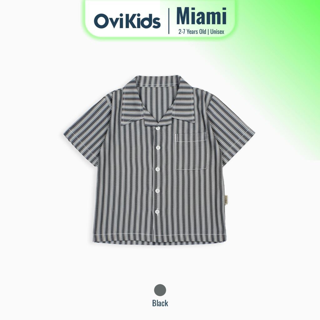 Kemeja Stripe Anak Ovikids