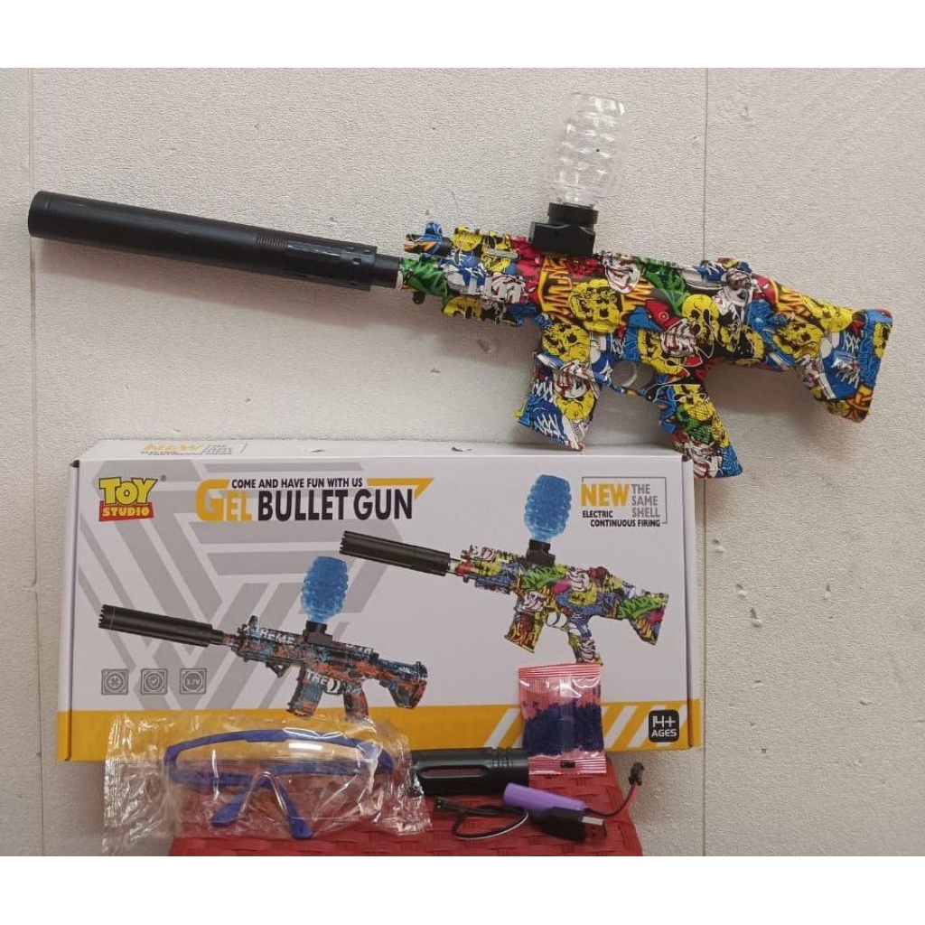 Mainan Water Bubble  Tembakan Seru Outdoor | Mainan Peluru bubble - Mainan Tembakan Gel Ball / Maina