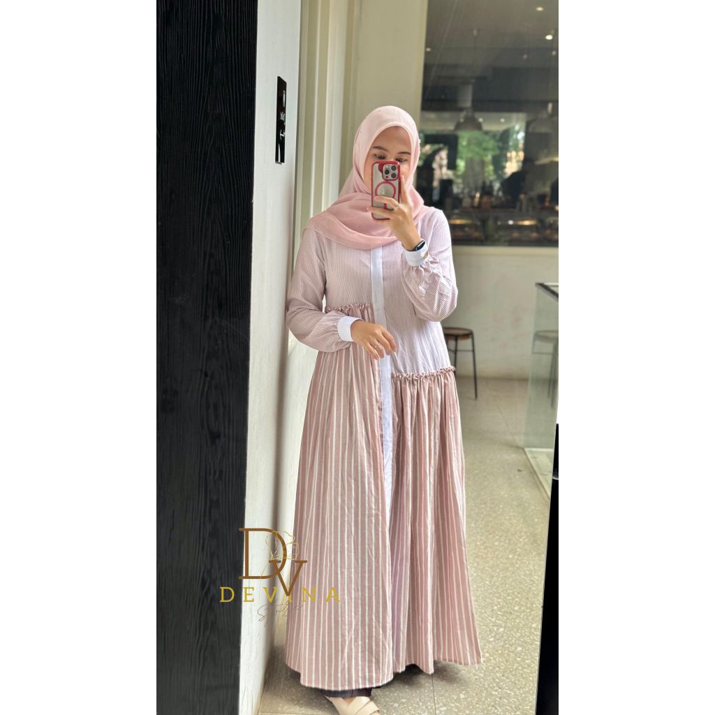RUFFLE DRESS PINK