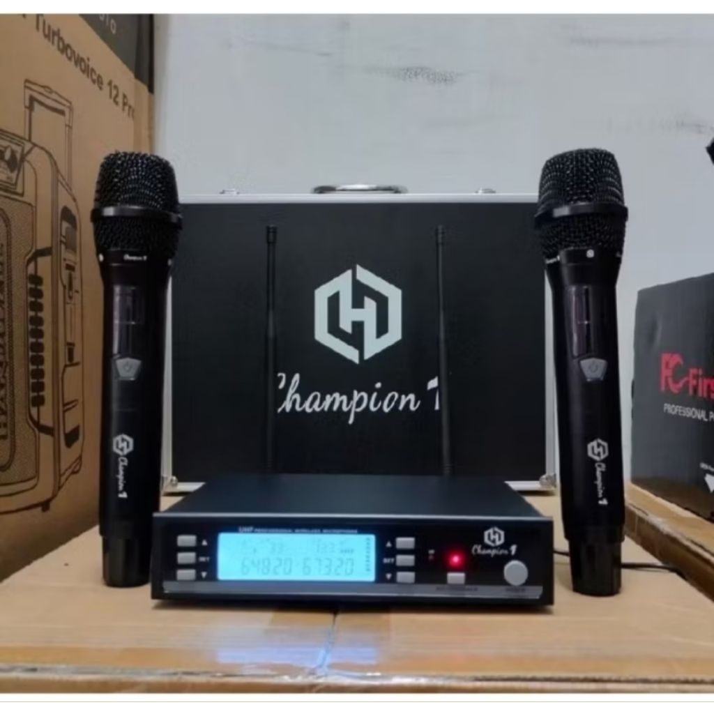 Mic Wireless Hardwell Champion 1 Hardwell Champion1 Handle Original