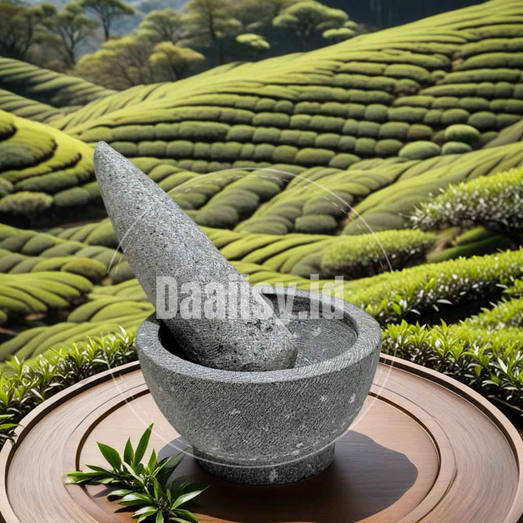 WJ - Lesung Batu Asli/Cobek Batu Asli Besar