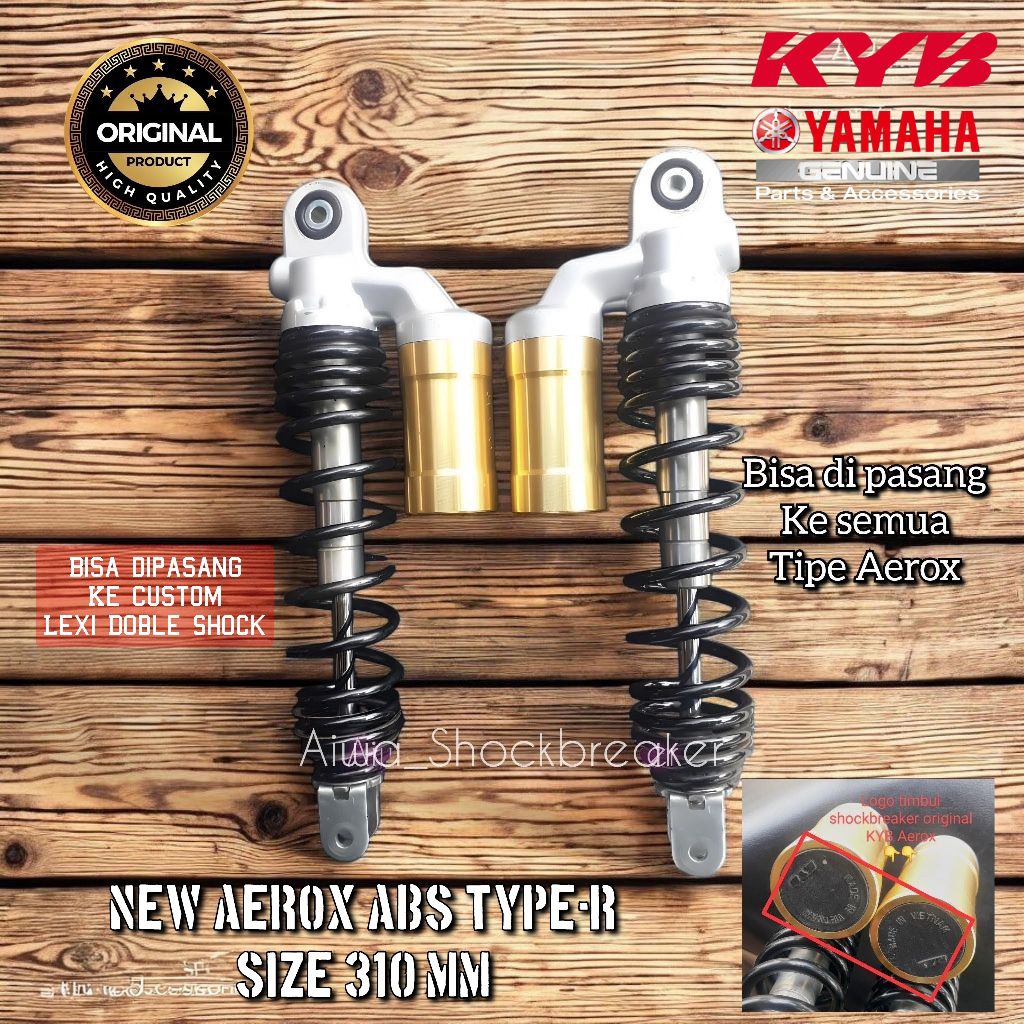 ORIGINAL KYB New Aerox ABS Type-R / Custom Downsize 280 mm - Non ABS Shockbreaker Tabung