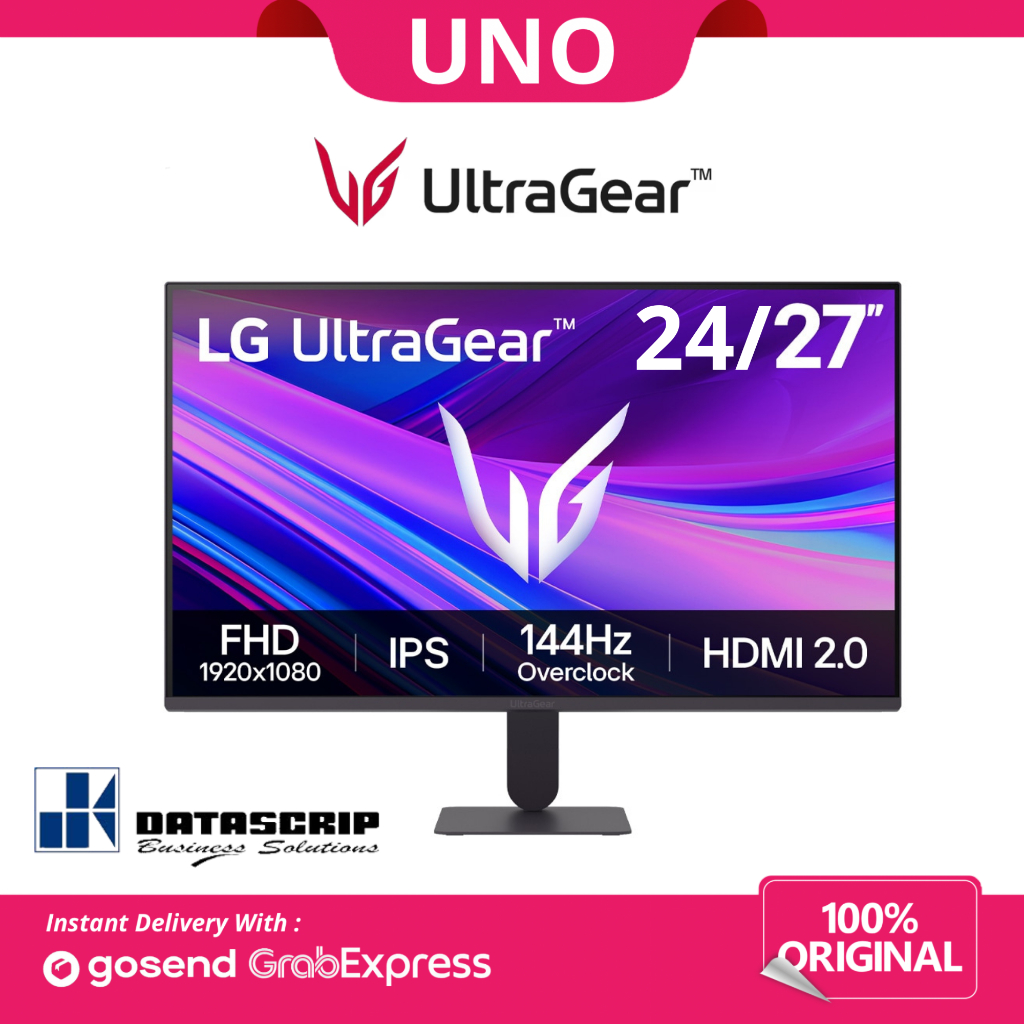 LG Monitor UltraGear 24 / 27" Inch G411A Full HD 144Hz HDR10 sRGB 99% Desktop Monitor