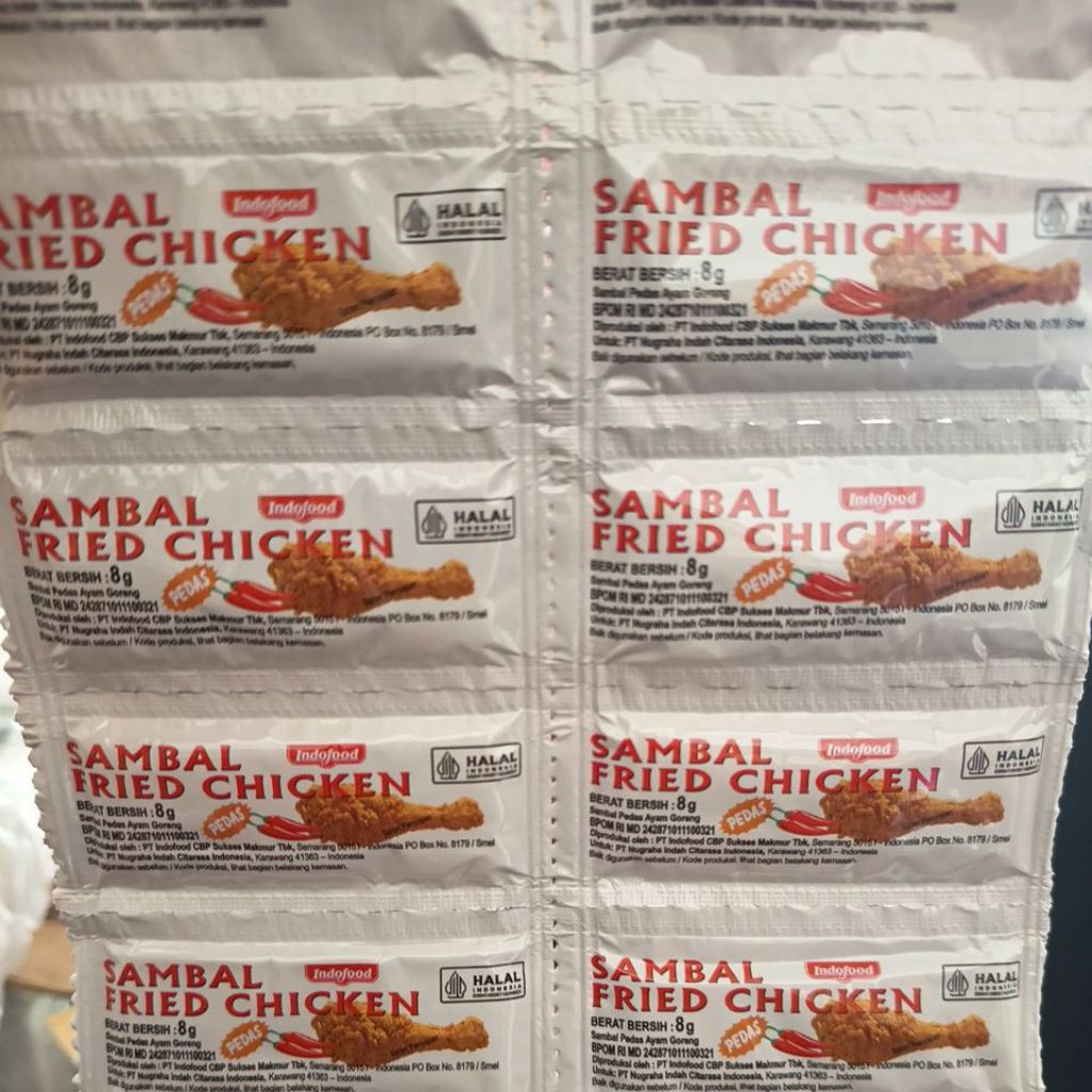 Sambal Fried Chicken ( 24 pcs)