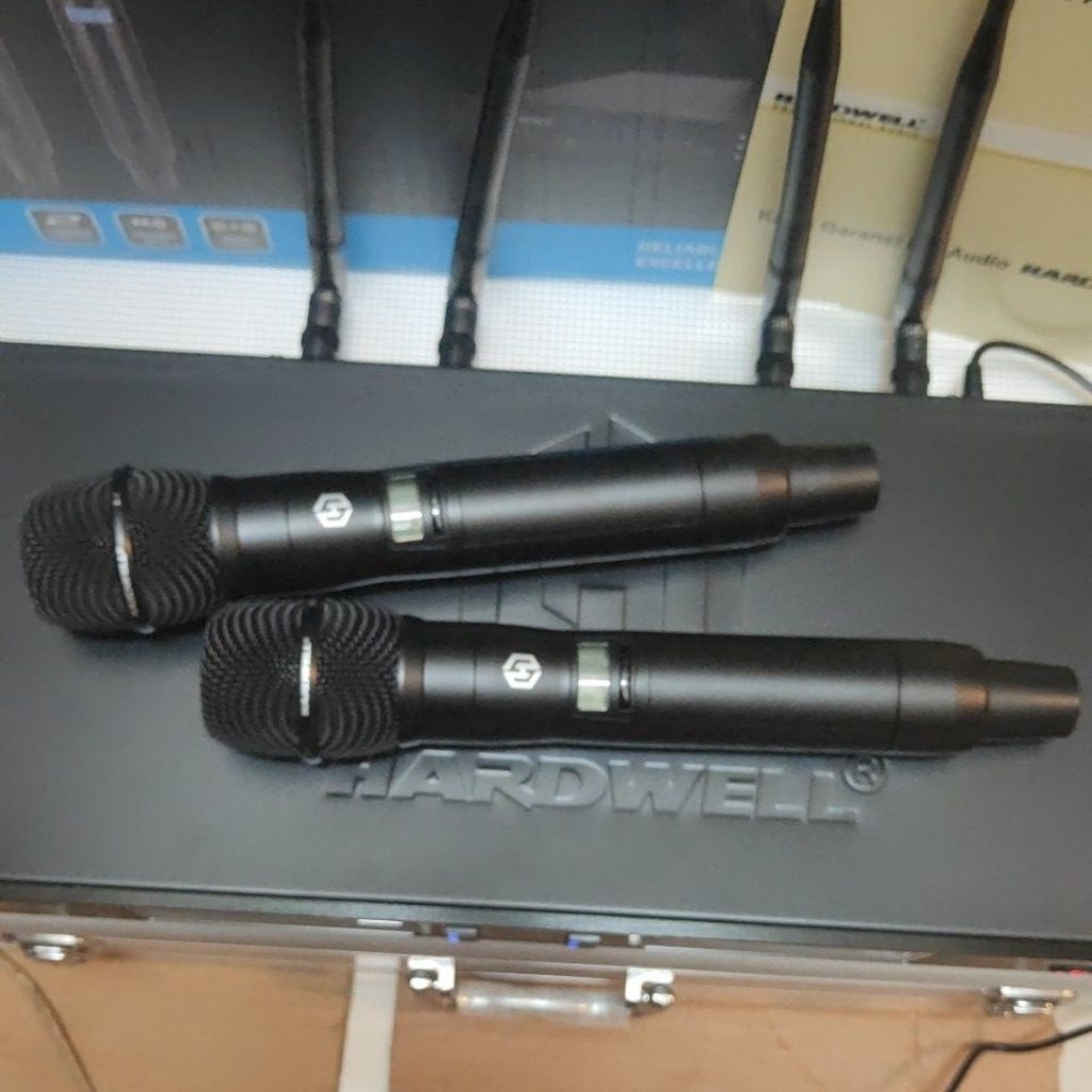 Mic Wireless HARDWELL X-1 MIC WIRELESS HARDWELL PROFFESIONAL HARDWELL X1 ORIGINAL Microphone