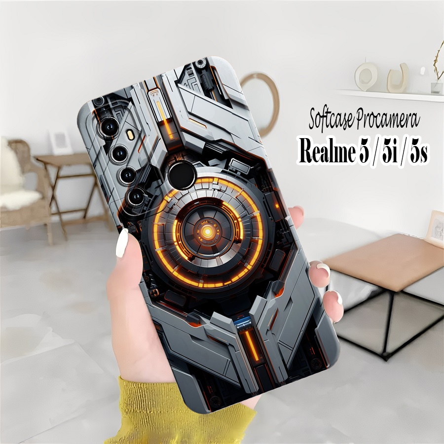 SoftCase Realme 5 / 5i / 5s / 5 Pro / Realme 6 / 6 Pro / Realme 7 / 7 Pro - Cassing Terbaru Bahan Pr