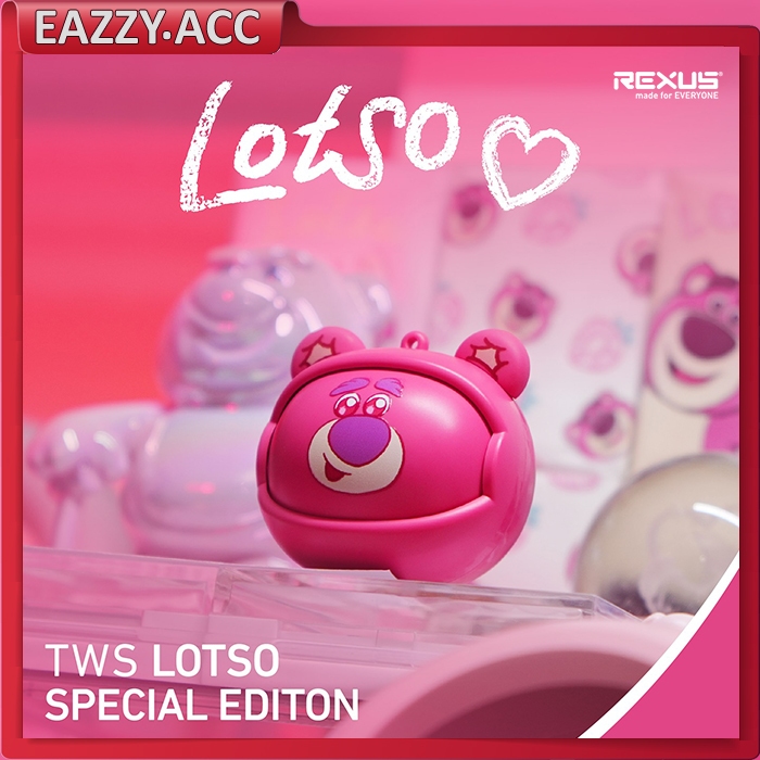 Earphone Bluetooth Rexus TWS NA-11 Lotso Edition