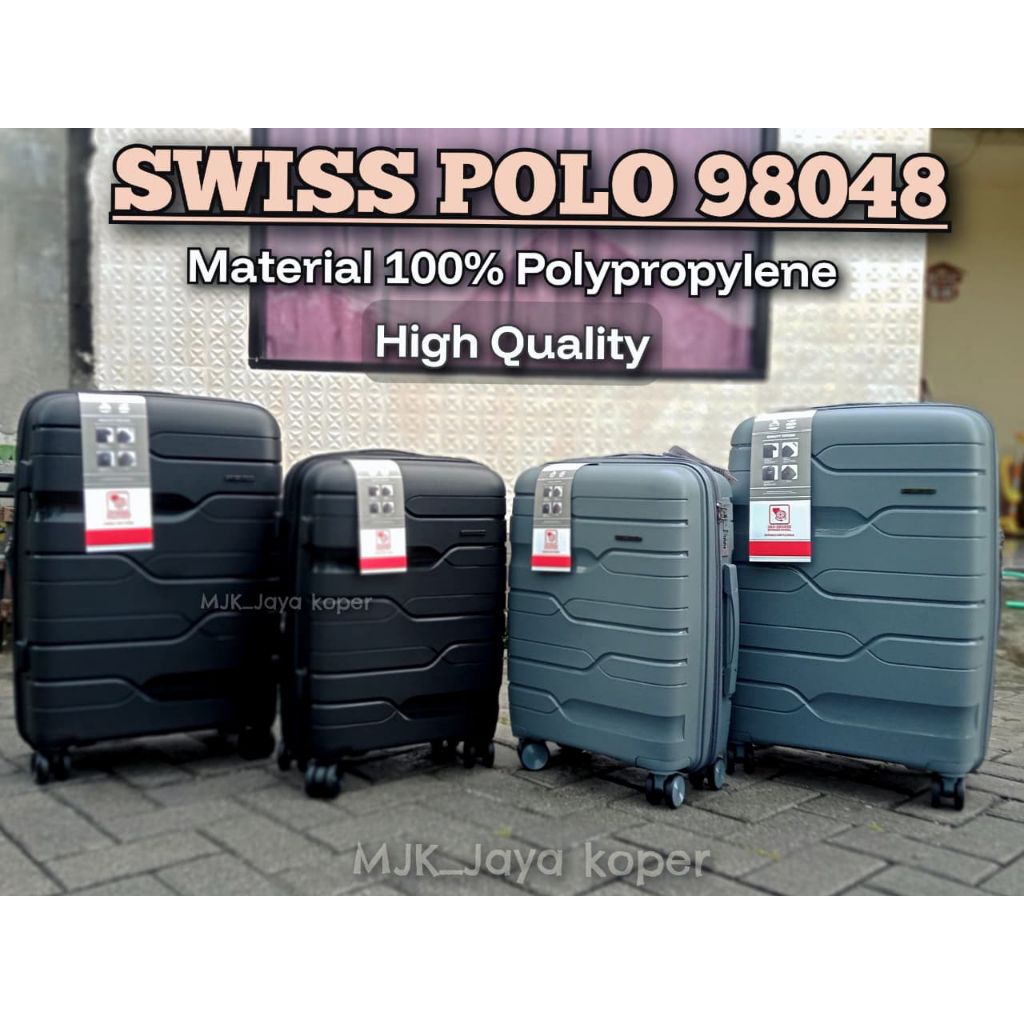 Koper Merk SWISS POLO 98048 PP POLYPROPYLENE 100% Importir BERKUALITAS TINGGI