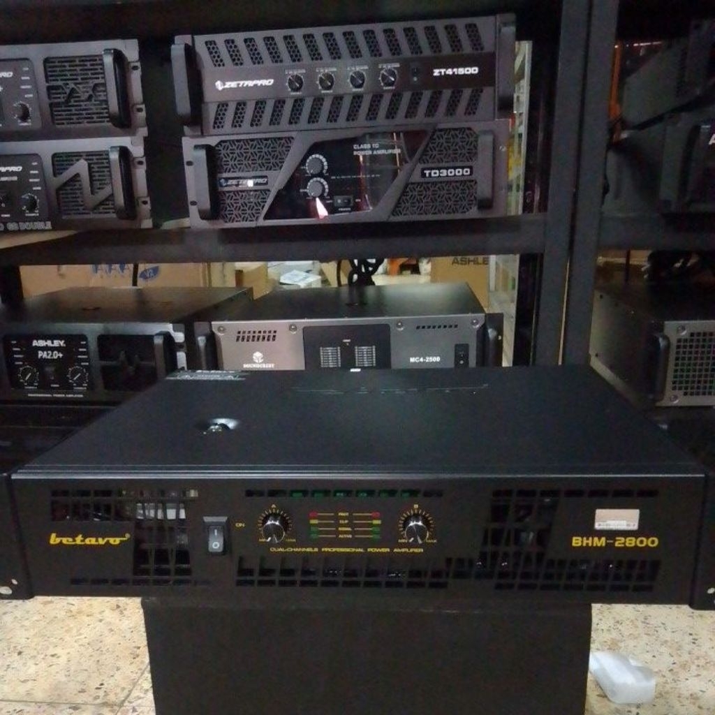 POWER AMPLIFIER BETAVO BHM2800/POWER BETAVO BHM2800