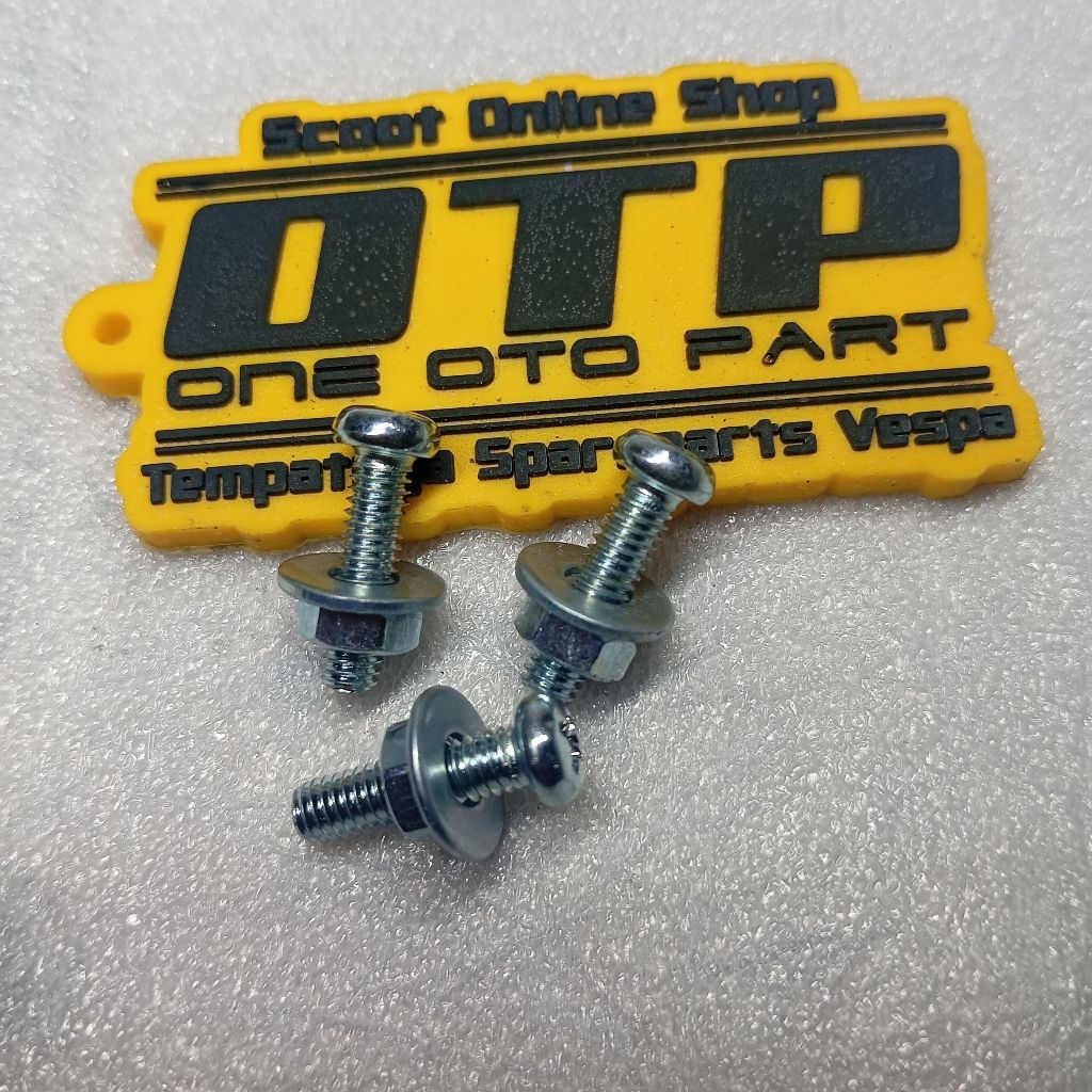 Baut Dudukan Plat Nomor Belakang Vespa Matic