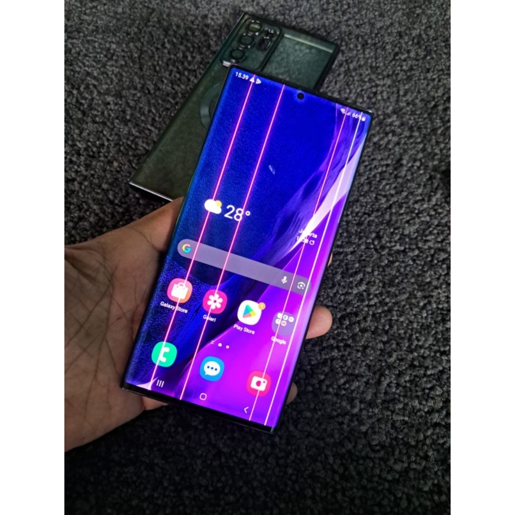 Samsung Note 20 ultra ram 12/512 minus dikit aja unit only