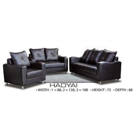 Sofa Vilux Type Hadyai (Warna Hitam)