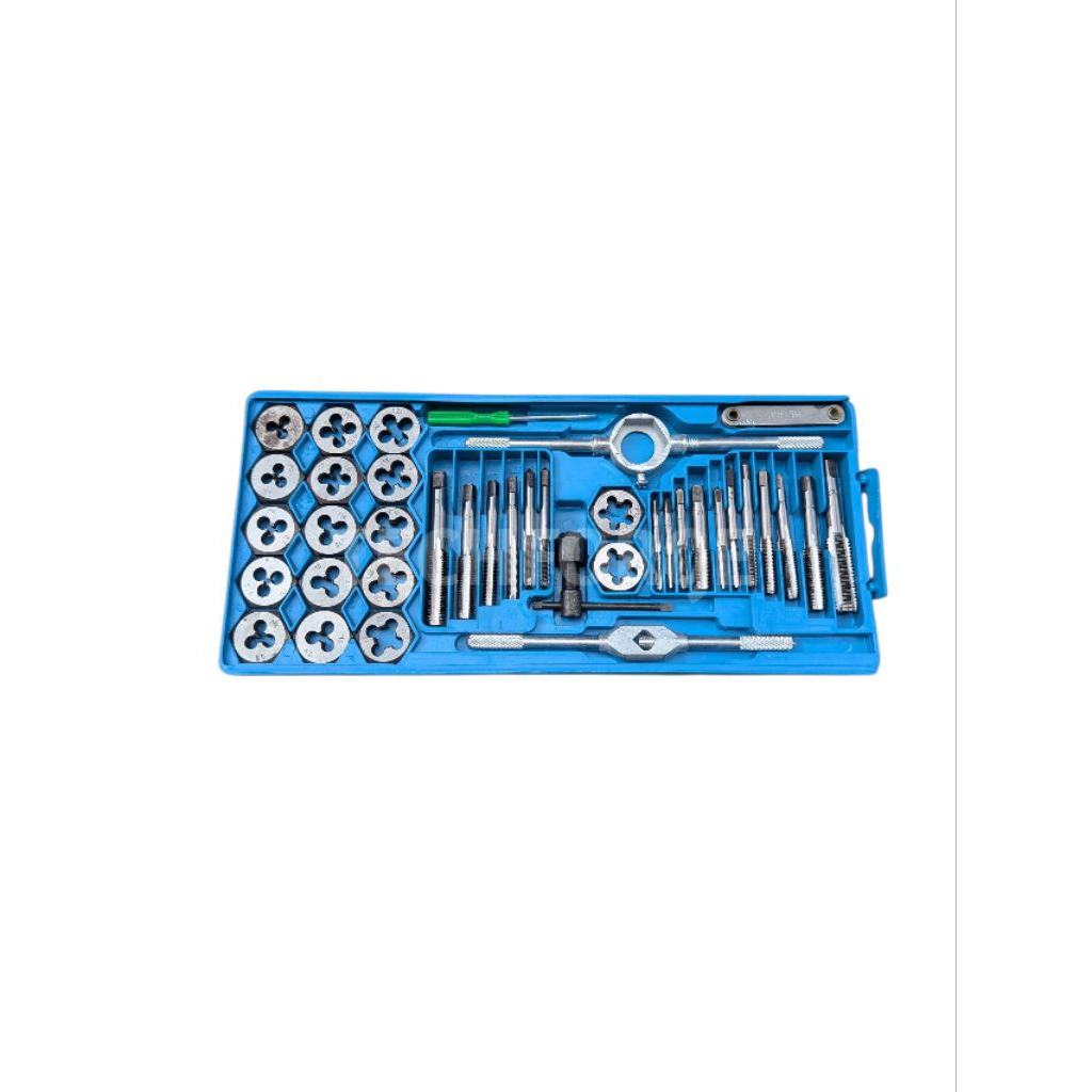 Tap & die set 40 pcs OPT alat senai hand tap set 40pc hight quality - TYPE INCH