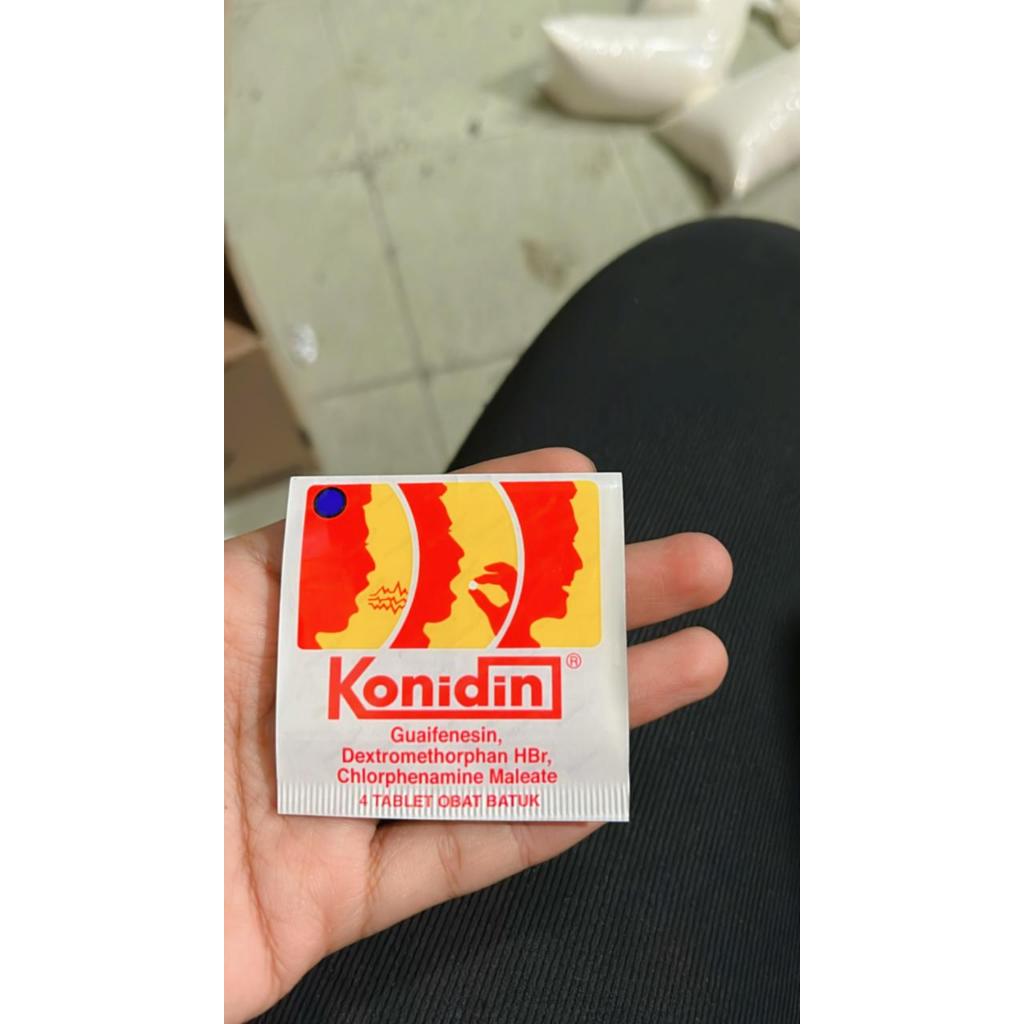 Konidin Obat Batuk Tablet Dewasa 1 Strip Isi 4 Tablet
