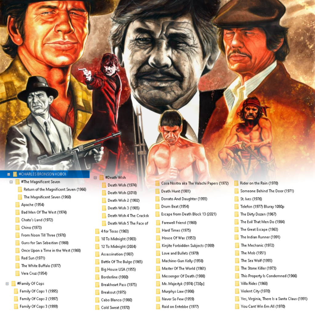 Charles Bronson 65 Muvi Koleksi
