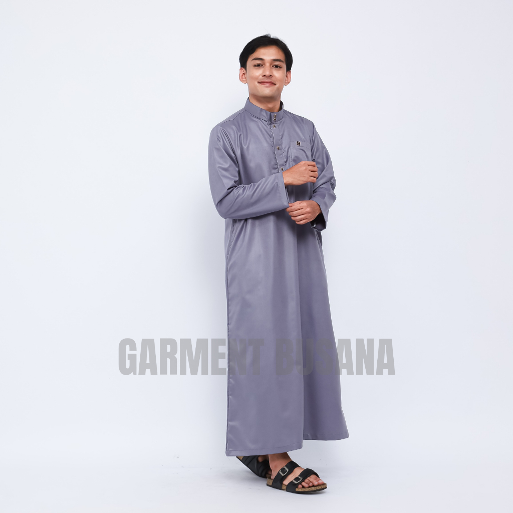 Gasmis Jubah Pria Bj Muslim Gamis Laki2 Pakaian Gamis Dewasa Pakistan 1Set Gamos Muslimin Setelan Ju